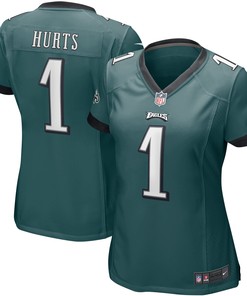 Jalen Hurts Philadelphia Eagles Womens Team Game Jersey - Midnight Green Nfl