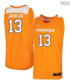 Jalen Johnson 13 Tennessee Volunteers Elite Basketball Youth Jersey - Orange White