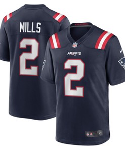 Jalen Mills New England Patriots Game Player Jersey - Navy Nfl
