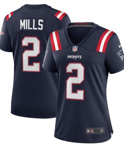 Jalen Mills New England Patriots Womens Game Player Jersey - Navy Nfl