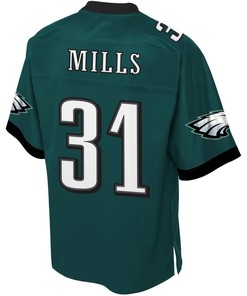 Jalen Mills Philadelphia Eagles Nfl Pro Line Player Jersey - Midnight Green