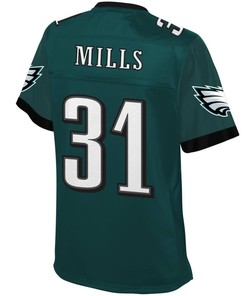 Jalen Mills Philadelphia Eagles Nfl Pro Line Womens Player Jersey - Midnight Green