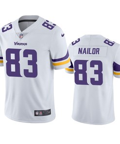 Jalen Nailor 83 Minnesota Vikings White Vapor Limited Jersey
