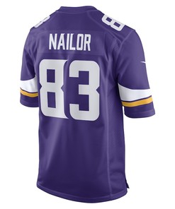 Jalen Nailor Minnesota Vikings Game Player Jersey - Purple