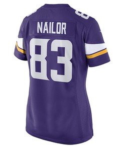 Jalen Nailor Minnesota Vikings Women's Game Player Jersey - Purple