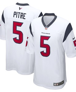 Jalen Pitre 5 Houston Texans Game Player Jersey - White