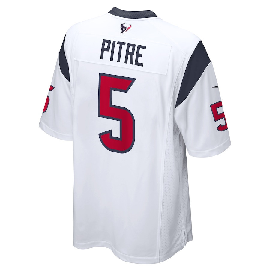 Jalen Pitre 5 Houston Texans Game Player Jersey - White
