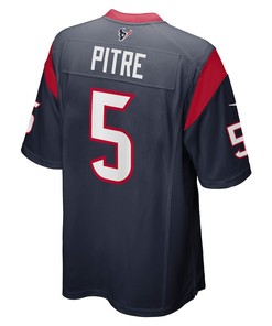 Jalen Pitre Houston Texans Game Player Jersey - Navy