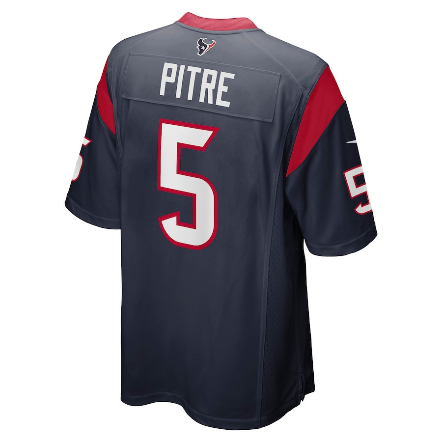 Jalen Pitre Houston Texans Game Player Jersey - Navy