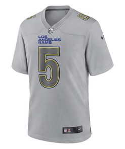 Jalen Ramsey 5 Los Angeles Rams Men Atmosphere Fashion Game Jersey - Gray