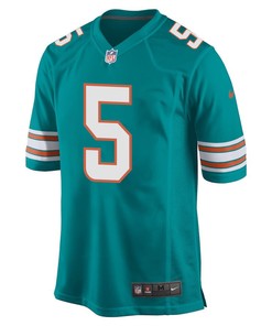 Jalen Ramsey 5 Miami Dolphins Alternate Game Men Jersey - Aqua