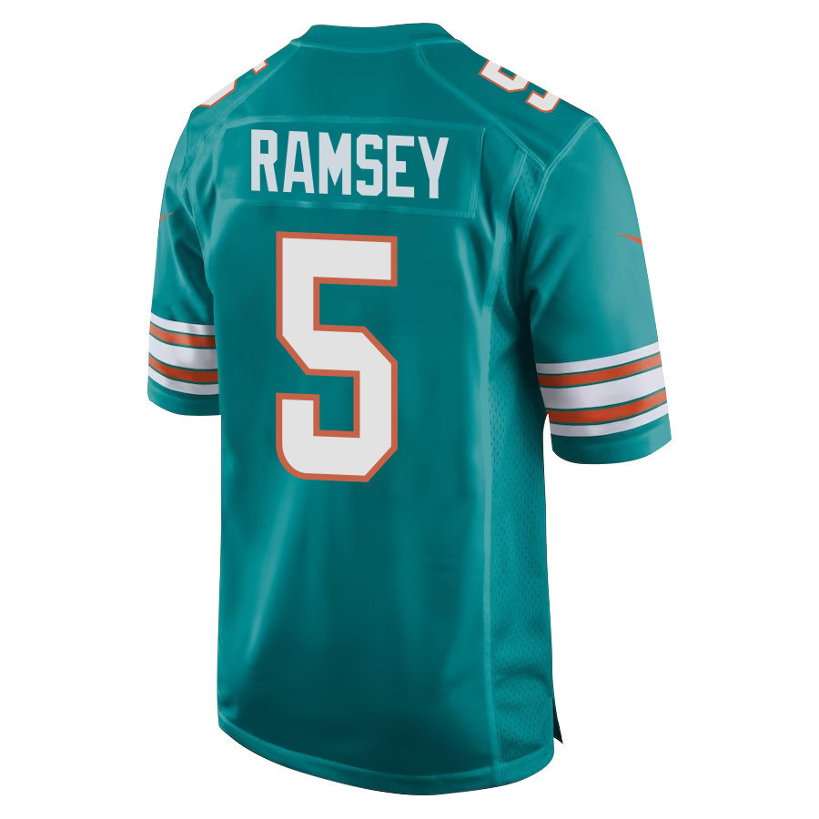 Jalen Ramsey 5 Miami Dolphins Alternate Game Men Jersey - Aqua