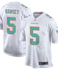 Jalen Ramsey 5 Miami Dolphins Game Men Jersey - White