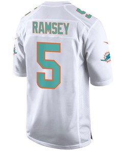 Jalen Ramsey 5 Miami Dolphins Game Men Jersey - White