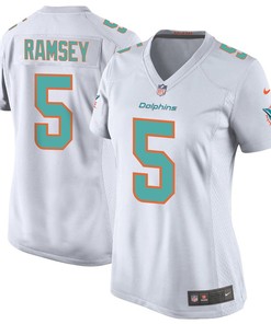 Jalen Ramsey 5 Miami Dolphins Game Women Jersey - White
