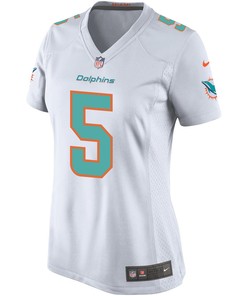 Jalen Ramsey 5 Miami Dolphins Game Women Jersey - White