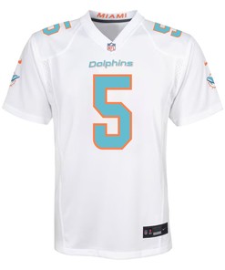 Jalen Ramsey 5 Miami Dolphins Game Youth Jersey - White