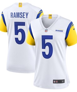Jalen Ramsey Los Angeles Rams Womens Game Jersey - White Nfl