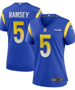 Jalen Ramsey Los Angeles Rams Womens Team Game Jersey Royal Nfl