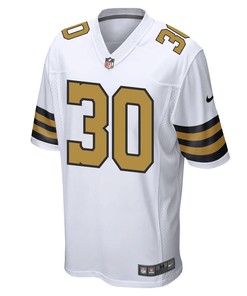 Jamaal Williams 30 New Orleans Saints Men Alternate Game Jersey - White