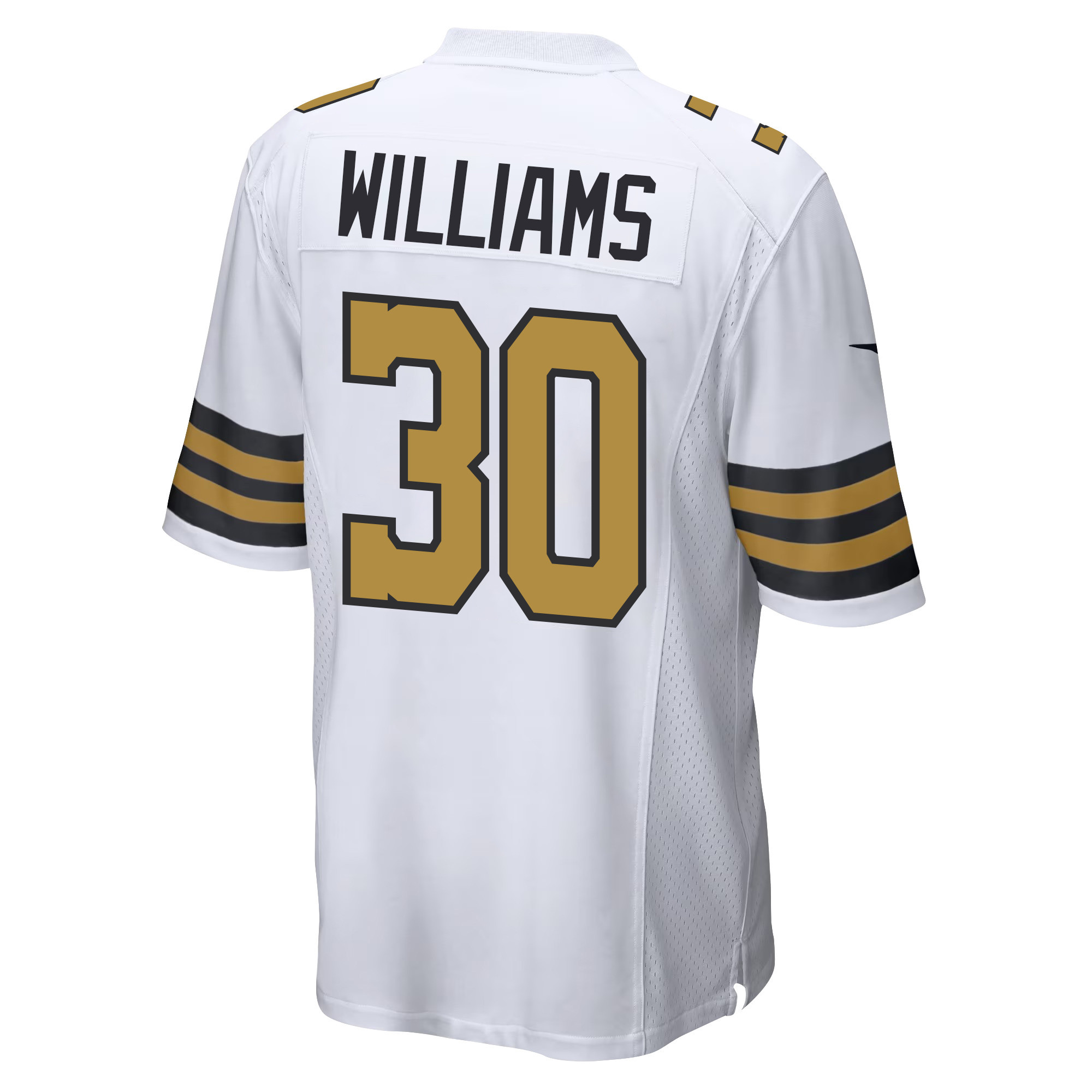 Jamaal Williams 30 New Orleans Saints Men Alternate Game Jersey - White
