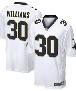Jamaal Williams 30 New Orleans Saints Men Game Jersey - White