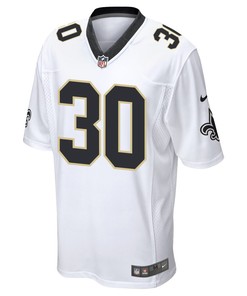 Jamaal Williams 30 New Orleans Saints Men Game Jersey - White