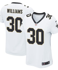 Jamaal Williams 30 New Orleans Saints Women Game Jersey - White
