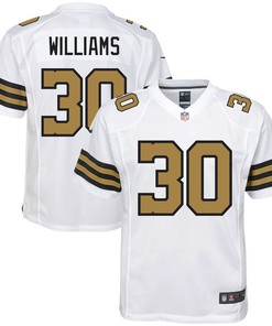 Jamaal Williams 30 New Orleans Saints Youth Alternate Game Jersey - White
