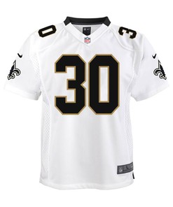 Jamaal Williams 30 New Orleans Saints Youth Game Jersey - White