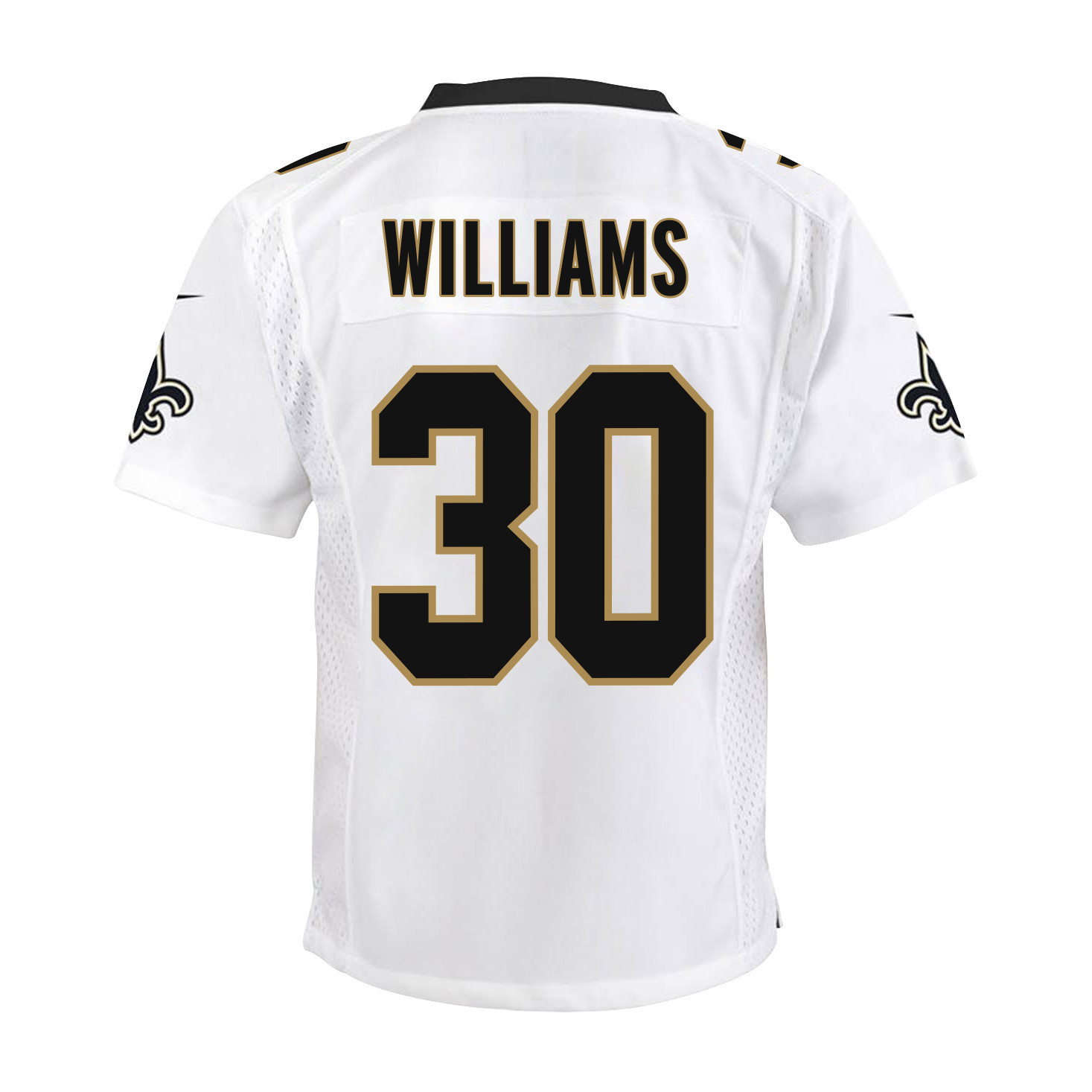 Jamaal Williams 30 New Orleans Saints Youth Game Jersey - White