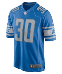 Jamaal Williams Detroit Lions Game Player Jersey - Blue