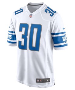 Jamaal Williams Detroit Lions Player Game Jersey - White