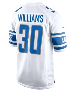 Jamaal Williams Detroit Lions Player Game Jersey - White