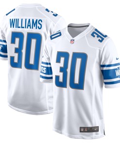 Jamaal Williams Detroit Lions Player Game Jersey - White Nfl