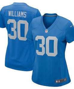 Jamaal Williams Detroit Lions Women's Player Game Jersey - Blue