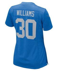Jamaal Williams Detroit Lions Women's Player Game Jersey - Blue