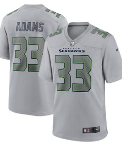 Jamal Adams 33 Seattle Seahawks Atmosphere Fashion Game Jersey - Gray