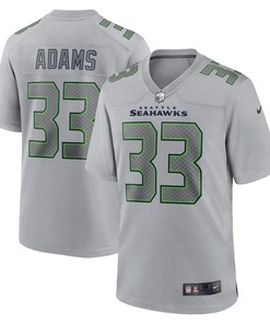 Jamal Adams 33 Seattle Seahawks Men Atmosphere Fashion Game Jersey - Gray