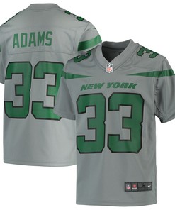 Jamal Adams New York Jets Nike Youth Inverted Game Jersey - Gray