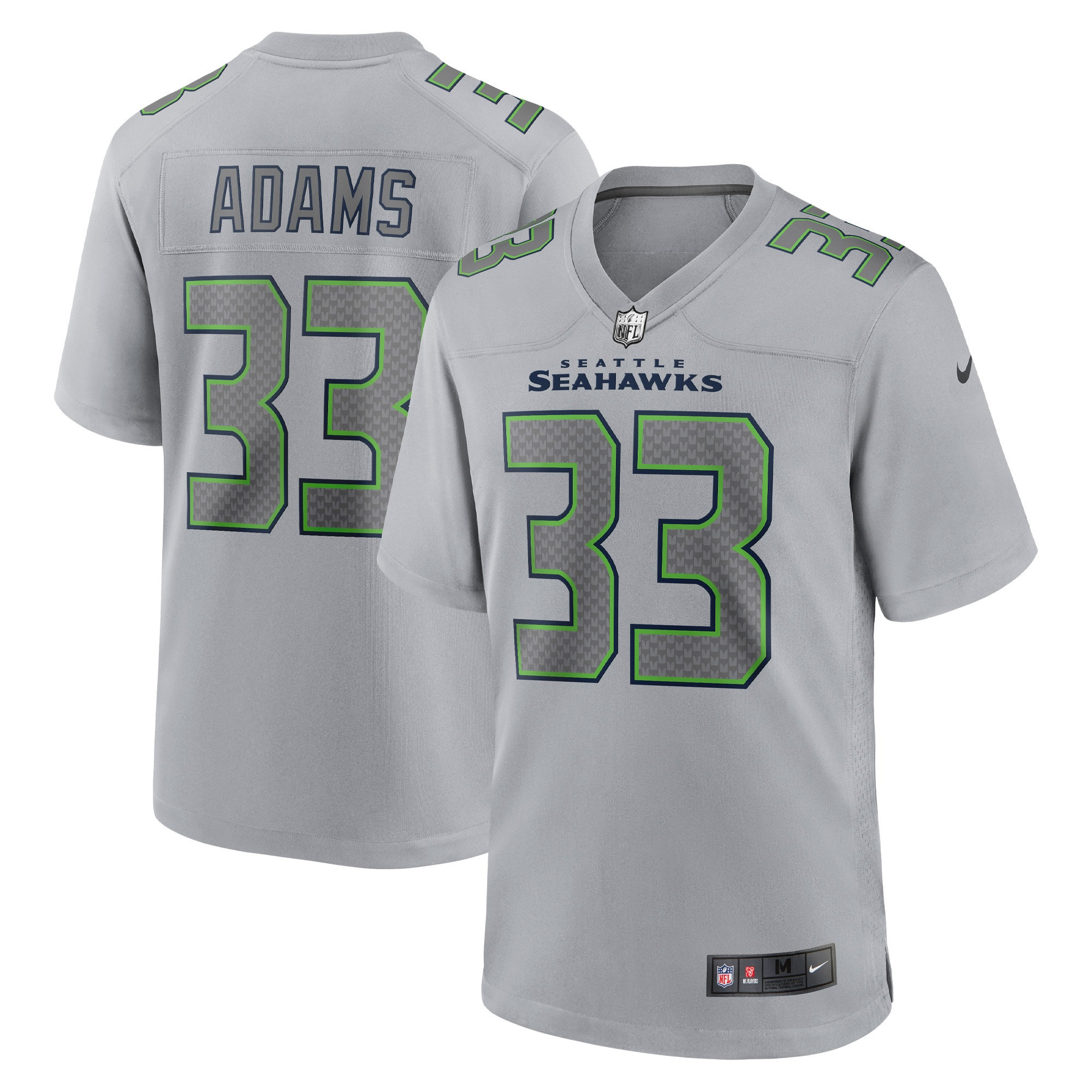 Jamal Adams Seattle Seahawks Atmosphere Fashion Game Jersey - Gray Nfl