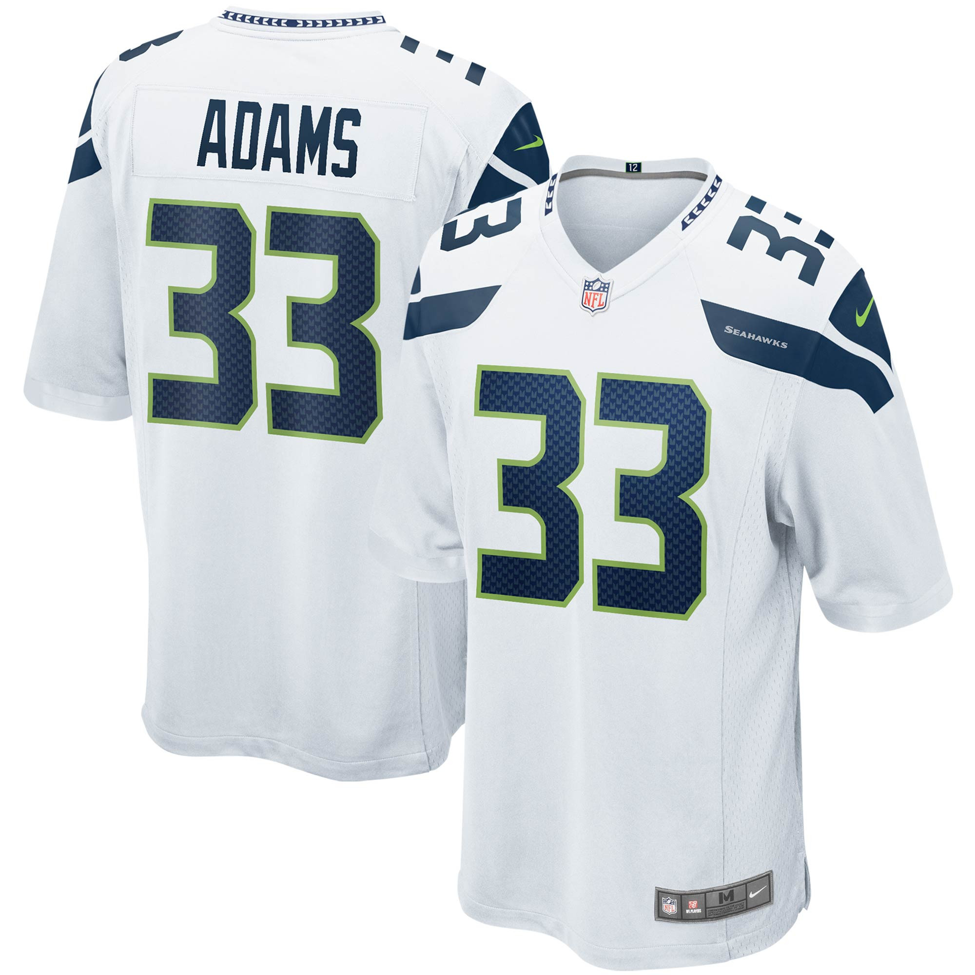 Jamal Adams Seattle Seahawks Game Jersey - White Nfl