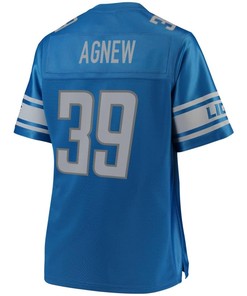 Jamal Agnew Detroit Lions Nfl Pro Line Womens Team Color Player Jersey - Blue