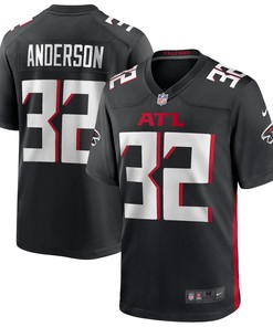 Jamal Anderson Atlanta Falcons Game Retired Player Jersey - Black Nfl