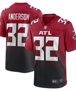 Jamal Anderson Atlanta Falcons Retired Player Alternate Game Jersey - Red Nfl