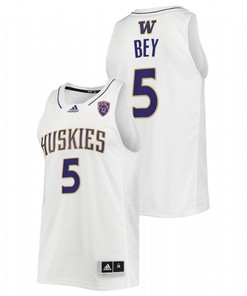 Jamal Bey 5 Washington Huskies 2022 College Basketball Men Jersey - White