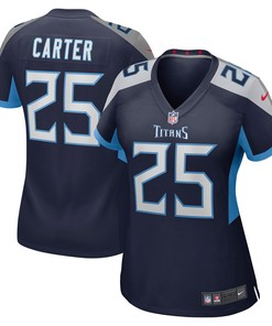 Jamal Carter Tennessee Titans Womens Player Game Jersey - Navy Nfl