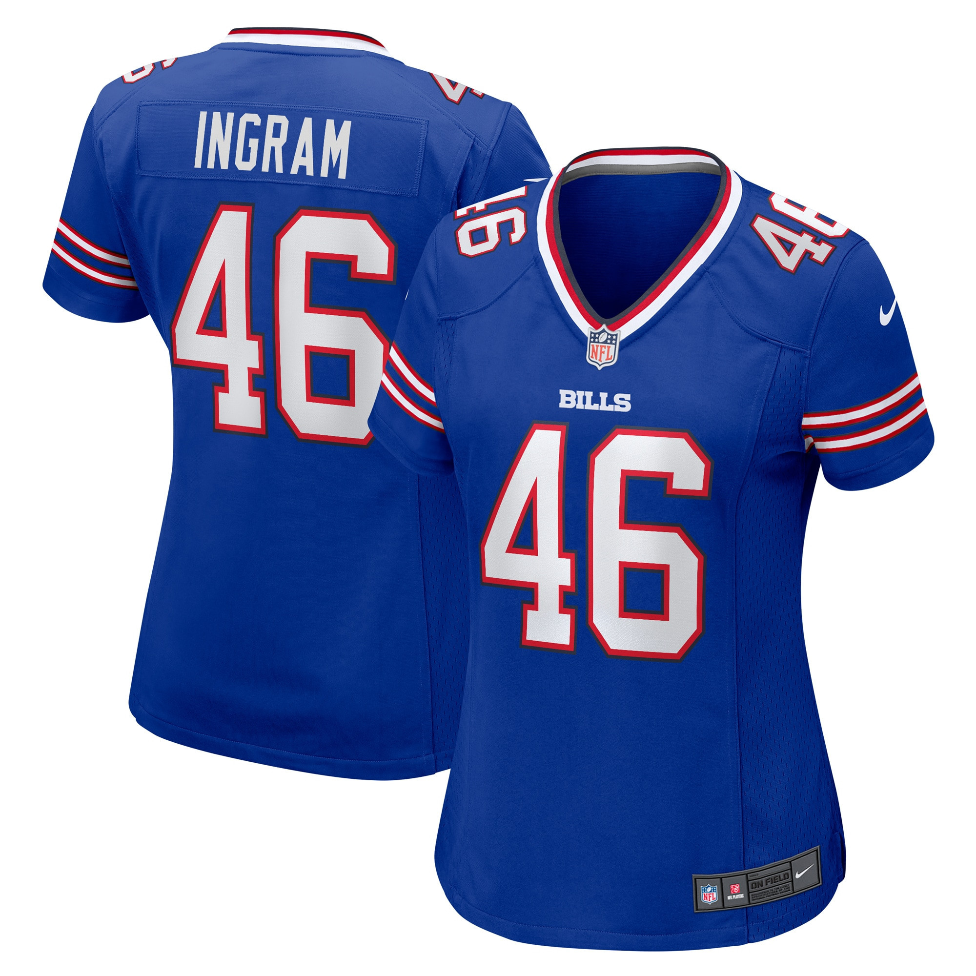Jamarcus Ingram Buffalo Bills Womens Player Game Jersey - Royal Nfl