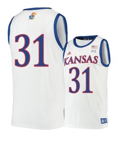 Jamari Traylor 31 Kansas Jayhawks Basketball Men Jersey - Beige