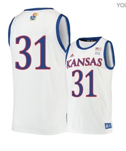 Jamari Traylor 31 Kansas Jayhawks Basketball Youth Jersey - Beige
